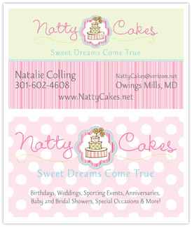 Cake Artist Business Card
