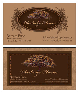 Business Card Design - Home Builder