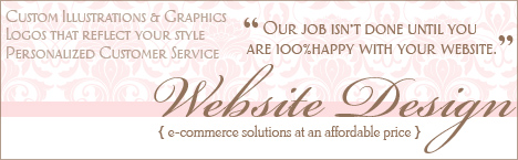 Website Design- custom graphics and illustrations