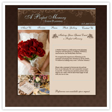 Wedding Planner Website Design